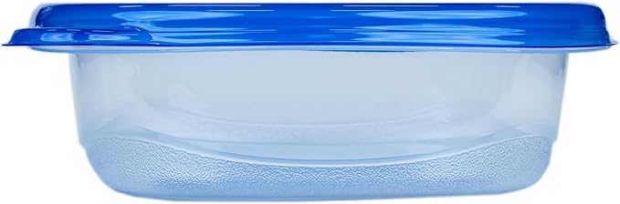 Glad GladWare Entrée Food Storage Containers, Medium Square - Meal Container Holds up to 25 Ounces of Food - Lock Tight Seal, 5 Count - 6 Pack