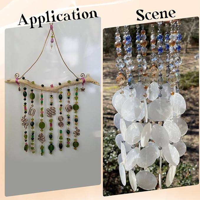 15 Inch 9 Hook Driftwood Wall Hanging Branch Hanger Natural Wood Farmhouse Vintage Easy to Use Necklace Holder Driftwood Hooks with Twine Rope for Dried Flowers Keys Crafts Home Decoration