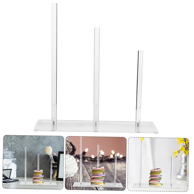 NOLITOY Acrylic Hair Tie Holder Scrunchie Organizer Hairband Display Stand Hair Accessories Organizer Scrunchie Storage Rack