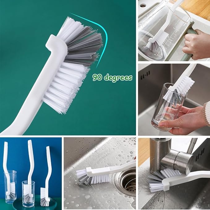 14 Pcs Crevice Cleaning Brush, Corner Brush, Screen Cleaner Brush, Cleaning Tools for Housekeeping, Garbage Disposal Cleaner Brush, Window Track Cleaning Tools, Kitchen (14pcs)