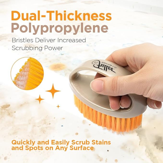 Fuller Brush Easy Hold Scrubby Brush – Ergonomic Non-Slip Grip Handle – Durable Stiff Bristles for Kitchen, Sink, Pots and Pans, Handheld Cleaning Brush (Pack of 1)