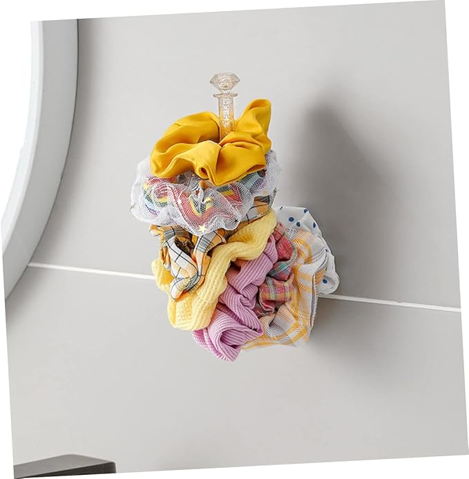 5 Pcs Hair Tie Storage Rack Stick Hair Accessory Organizer for Women Hairband Organizer Hair Tie Organizers Hair Tie Container Hair Accessories Holder Scrunchie Organizer Acrylic
