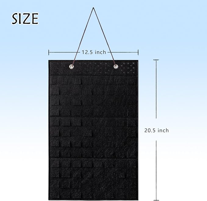 Collector Pin Board,Pin Collections Storage Holder,Enamel Pin Hanging Display Board,Pin Board For Pins Collection,Pin Holder Display For Wall,Enamel Pin Organizer Display Case(96 Slots,Black+Black)