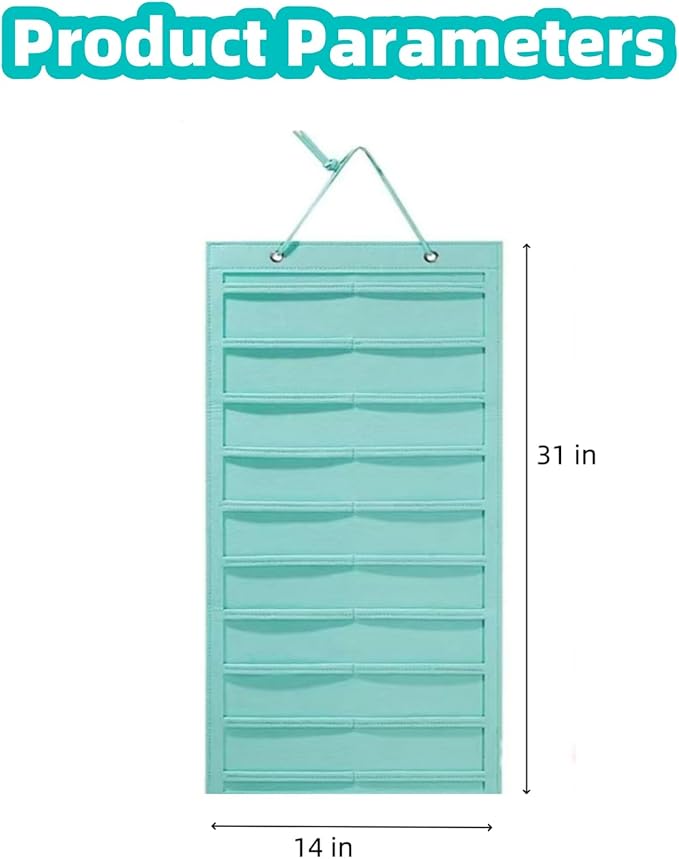 Hanging Claw Clip Organizer for Women Large Capacity Hair Bows Holder Hair Accessories Storage for Sunglasses, Hair Clips, Jewelry, Headbands, Claw Clips Organizer