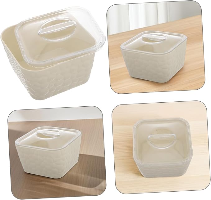Hair Accessory Organizer Plastic Storage Box for Hair Ties Clips Jewelry Elegant Desktop Container for Home Office Craft Storage