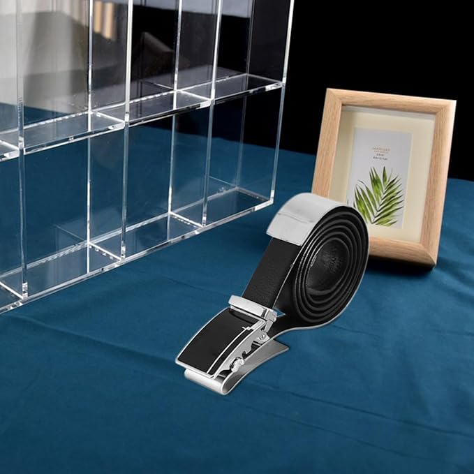 VALICLUD Metal Belt Display Stand S-Shaped Stainless Steel Belt Organizer Rack for Retail Store Countertop Wardrobe Accessory Display