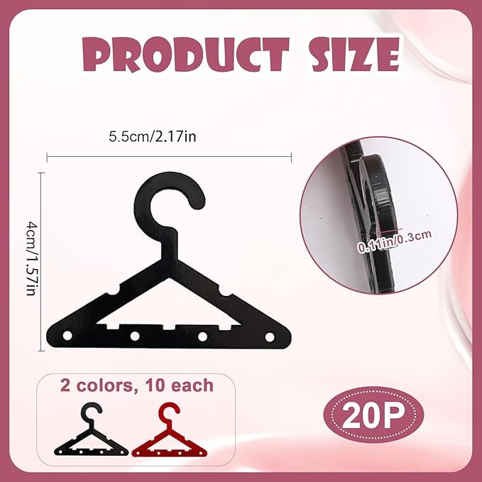 20pcs Colorful Acrylic Earring Hangers - Mini Jewelry Display Rack for Dangling Earrings, Organizer for Retail Store or Home Decor (Hangers Only)