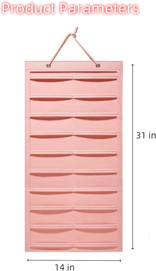 Hanging Claw Clip Organizer for Women Large Capacity Hair Bows Holder Hair Accessories Storage for Sunglasses, Hair Clips, Jewelry, Headbands, Claw Clips Organizer