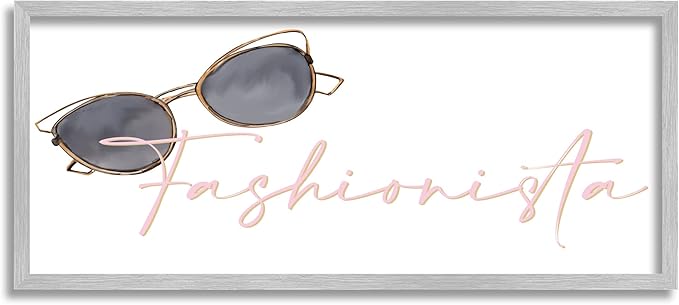 Stupell Industries Fashionista Cat-Eye Sunglasses Shades Glam Accessories, Design by Kim Allen