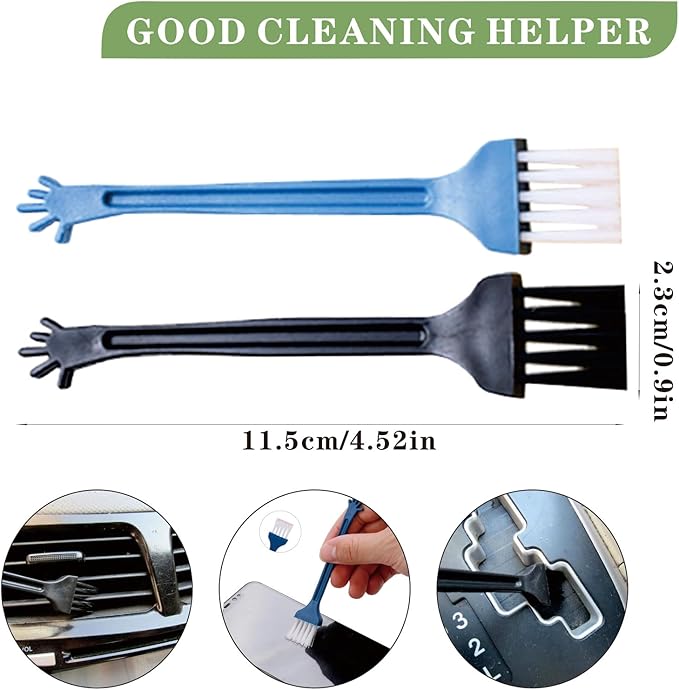 18 Pieces Crevice Cleaning Brush, Corner Brush, Screen Cleaner Brush, Cleaning Tools for Housekeeping, Garbage Disposal Cleaner Brush, Window Track Cleaning Tools, Kitchen (18pcs)