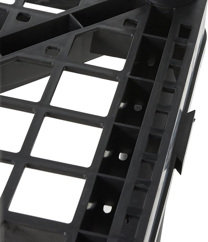 Gracious Living 72 Inch 5 Shelf Heavy Duty Light Weight Garage or Indoor Storage Unit Holds up to 150 Pounds with Easy Assembly (1 Pack), Black
