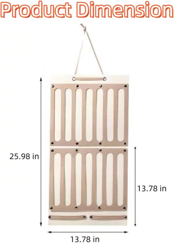 Hanging Claw Clip Organizer for Women Large Capacity Hair Bows Holder Hair Accessories Storage for Sunglasses, Hair Clips, Jewelry, Headbands, Claw Clips Organizer