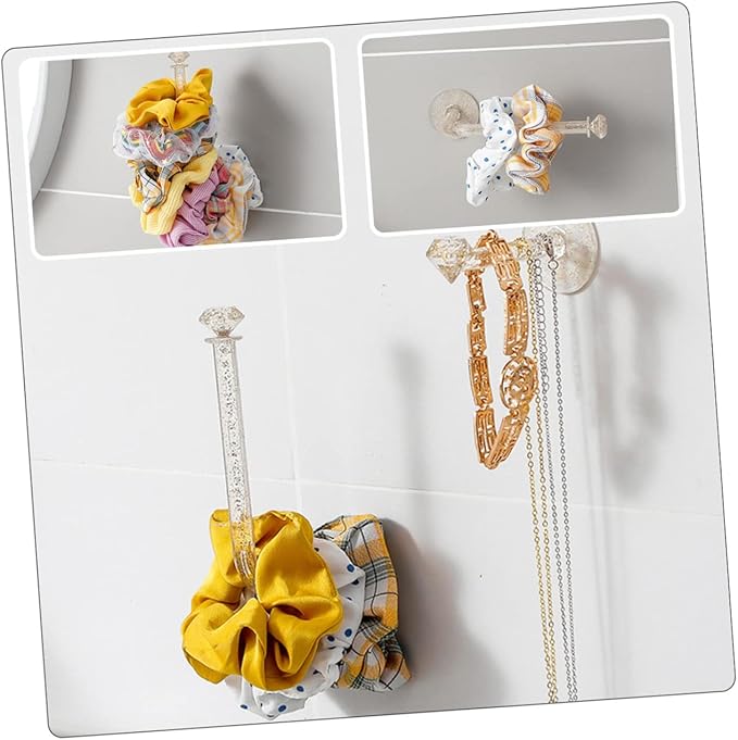 4pcs Headband Holder Stands Headband Display Rack Wall-mounted Hair Accessories Organizer Hairband Storage Rack