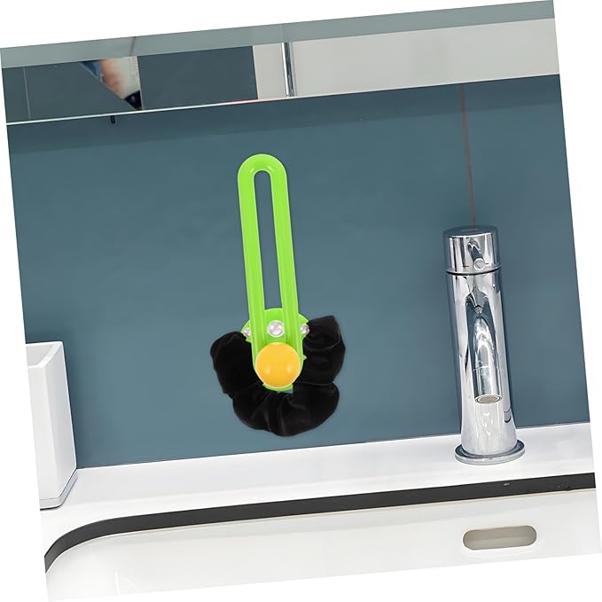 VILLCASE Cord Management Under Desk Cable Storage Rack Hair Ties Wall Mount Wall Mounted Hair Accessories Organizer No Drilling Design