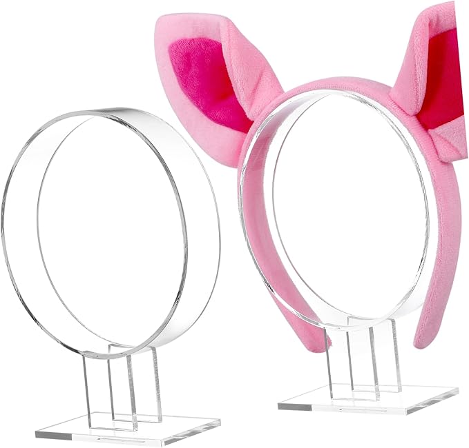 Headband Stand Holder Rack Clear Acrylic Display Stands for Hair Accessories Organizer for Women