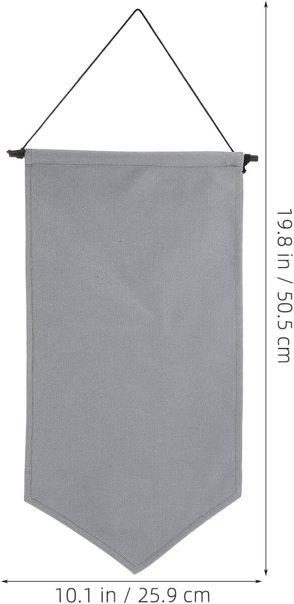 Lurrose Wall Hanging Brooch Storage Display Banner, Medium Gray Fabric Pin Organizer with Medal Holder for Jewelry and Badge Collection, Home Accessory Organizer