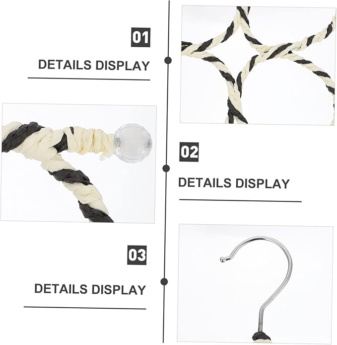Garneck 1pc Multipurpose Scarf Hanger Rotatable Scarves Rack for Closet Organization Lightweight Shawl Holder Space-Saving Accessory Organizer for and Belts Random Design