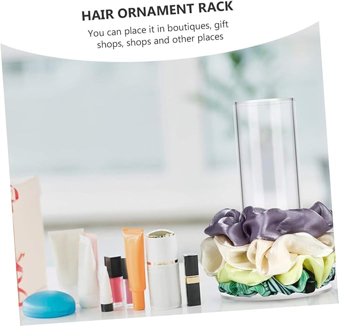 1pc Hair Accessories Organizer Hair Tie Display Bracket Stylish Acrylic Rack