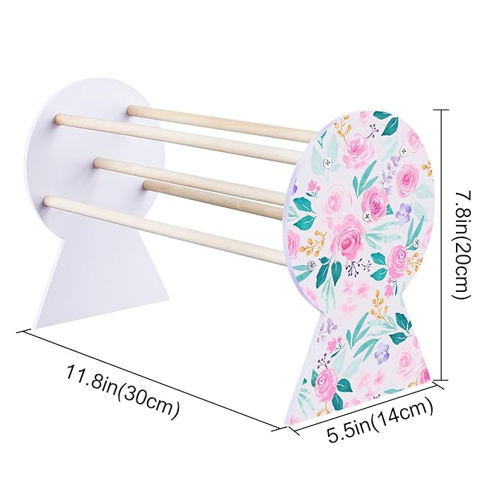 Basumee Headband Holder and Organizer for Hair Accessories - Display and Storage for Girls' Hair Hoops, Headbands, Home Decor