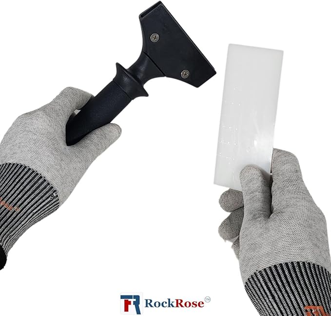 8.8'' Reinforced Plastic Handle Tool: Ideal for Tint Films, Home & Office Windows - Durable, Ergonomic, Multi-Purpose - Non-Slip Grip for Safety - Essential Addition to Your Toolbox - (Pack 2 Units)