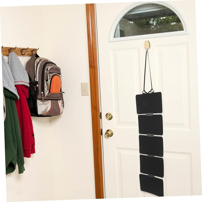 ARTIBETTER Hanging Earring Organizer Pages Wall-mounted Felt Jewelry Storage for Earrings and Badges Space-saving Design Sleek Aesthetic for Home Decor