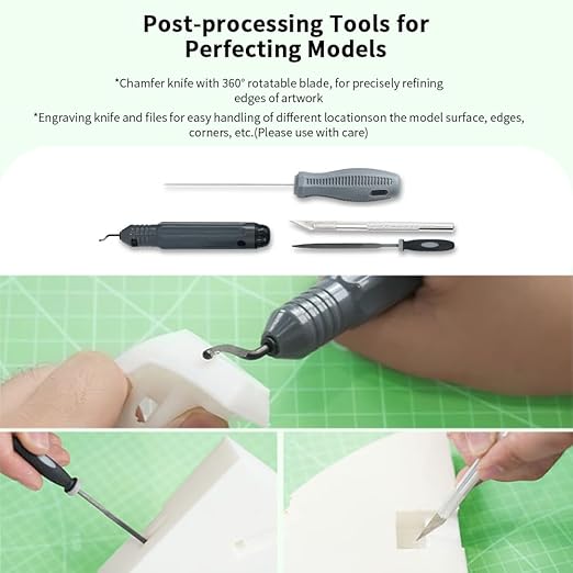 Creality 3D Printer Tool Kit, 74 Pcs in 1 3D Printing Tool Kit Includes Deburring Tool, Nozzle Cleaning Kit, Screwdriver Kit, Removal/Assembly Tools, 3D Printer Tool Wrap Kit Pro for All Printers