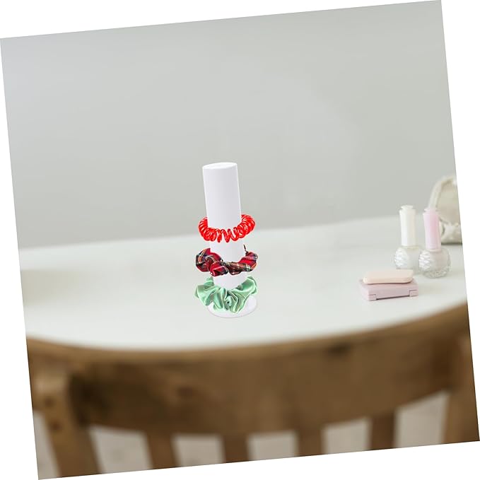 Hair Ties Elastic Holder Organizer Acrylic Scrunchie Holder Stand Hair Accessory Organizer Women