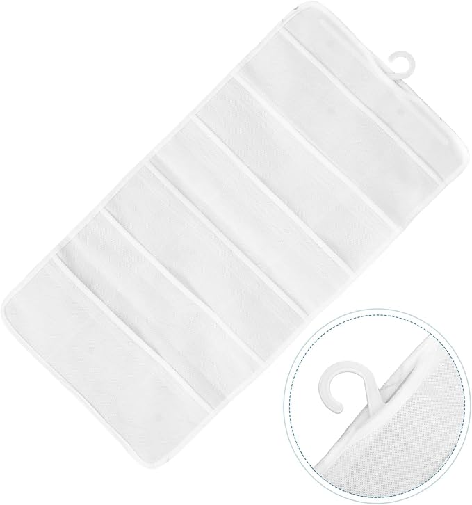 FRCOLOR 3pcs Hanging Hair Accessories Organizer for Boys and Girls Storage Pouch for Hair Bows Clips and
