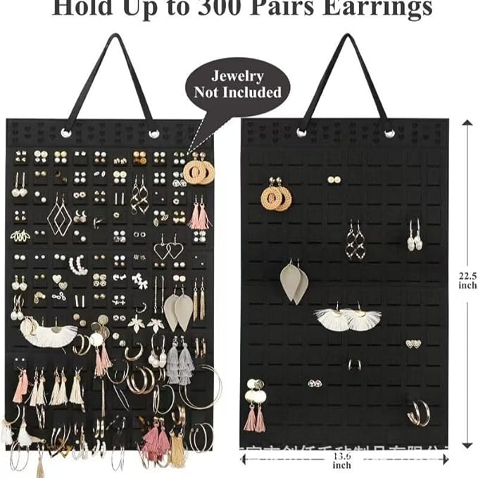 Hanging Enamel Pin Panels Display Pages, Hanging Brooch Pin Organizer, Removable Badge Collection Display Holder (Pins Not Included, Short)
