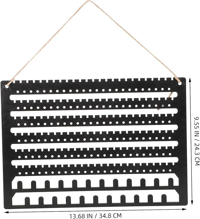 BESPORTBLE Hanging Jewelry Organizer Wall Mount Earring Holder for Studs Dangle Pierced Earring Storage Display