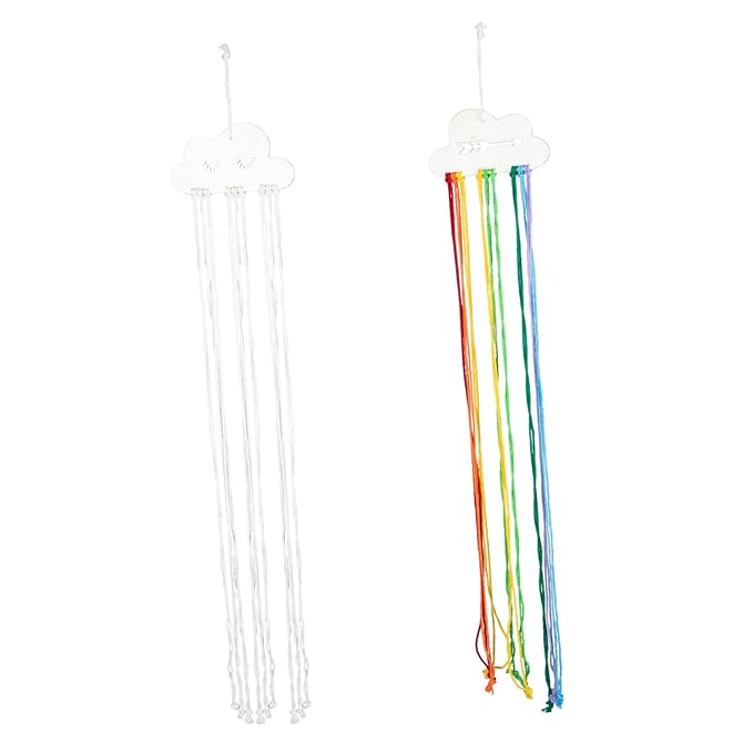 FRCOLOR 2pcs Cloud Bow Hanger Hair Accessories Organizer for Girl Room Decor and Storage for Hair Bows Headbands and Clips