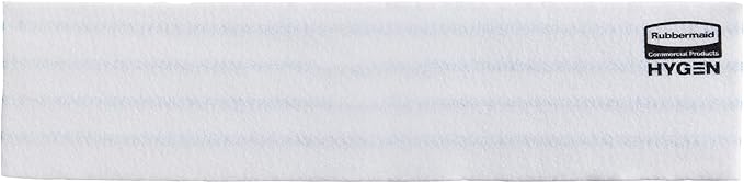 Rubbermaid HYGEN Disposable Microfiber Pad 18 Quick Connect Mop System 50 Count (Pack of 3) with Scrubbing Stripes for Multi-Surface Dry & Wet Cleaning