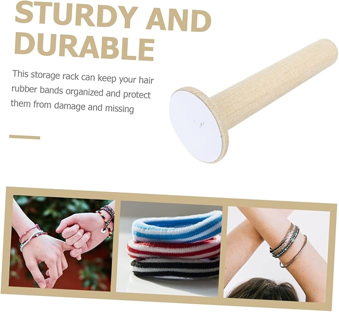 Didiseaon 1pc Hair Tie Display Stand Stylish Hair Accessories Organizer for Desktop Use Compact and Lightweight for Storing Bracelets and Headbands Design