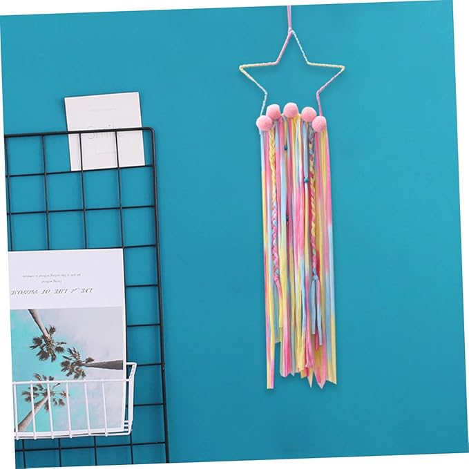 Star Hair Clip Storage Belt Hair Accessory Organizer for Girls Hanger Barrette Holder