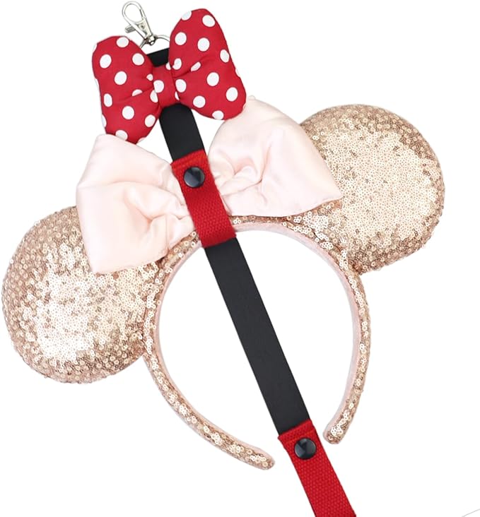 2 Pack Mouse Ears Headband Holder Hanging Wall Display Deco Headpiece Organizer Storage Hair Bow Accessories