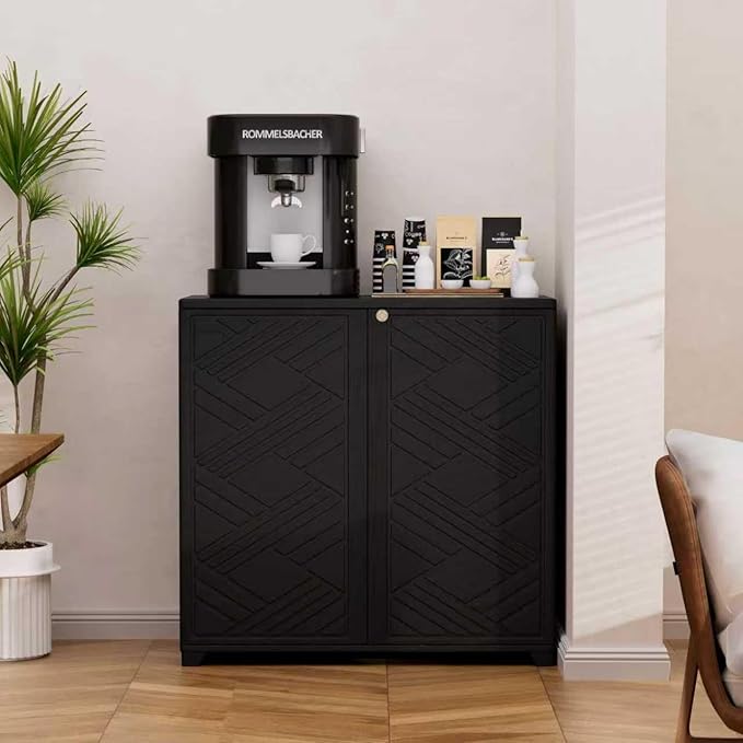 Outdoor/Indoor Storage Box,Resin and Plastic Storage Cabinet Waterproof,Outdoor Cabinet for Patio/Garden/Balcony/Backyard/All Room(with 3 Shelves)-Black