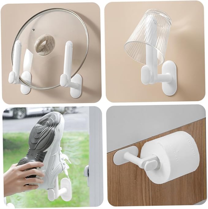 2pcs Wall Mounted Hair Accessories Organizer Telescopic Scrunchies Holder for Hairbands Hair Ties and Jewelry Stylish Storage for Home Decor