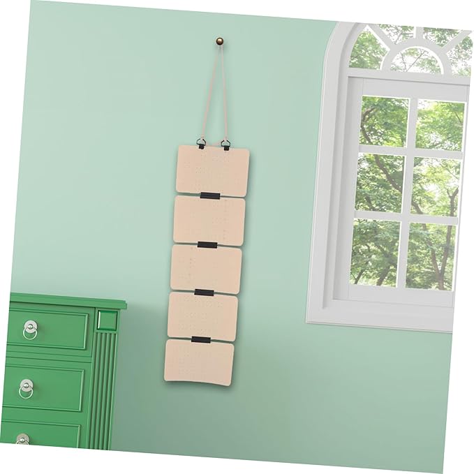 ARTIBETTER Hanging Jewelry Organizer Earring Hangers Felt Storage Bag Pin Display Case Boys and Girls Room Accessory Organizer