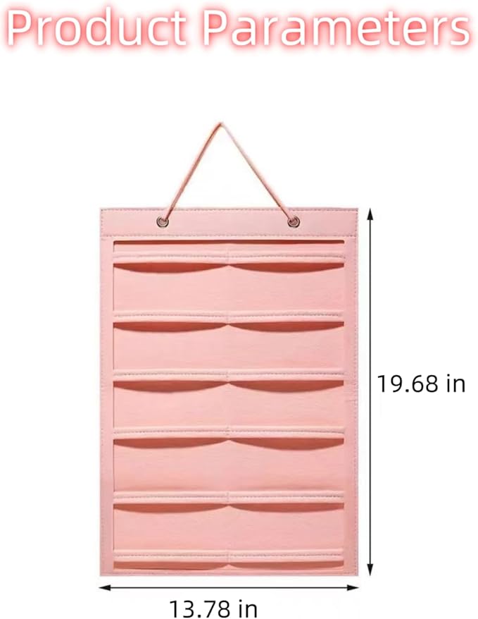 Hanging Claw Clip Organizer for Women Large Capacity Hair Bows Holder Hair Accessories Storage for Sunglasses, Hair Clips, Jewelry, Headbands, Claw Clips Organizer