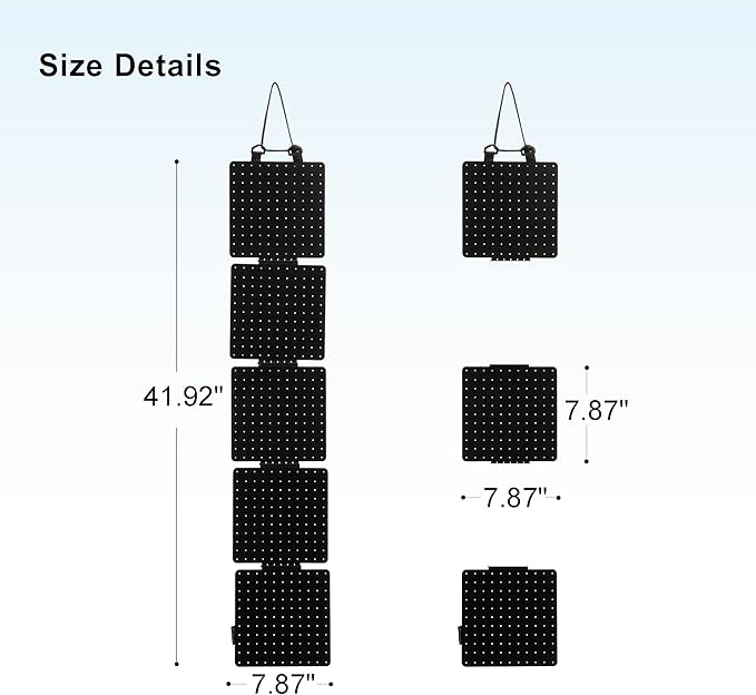 Hanging Enamel Lapel Pin Display Panels Organizer With 5 Loose-leaf Board Pieces, Brooch Pin Enamel Pin Display Pages, Badge Collection Display Holder Holds At Least 120 Pins.(Pins Not Included) (black, square)