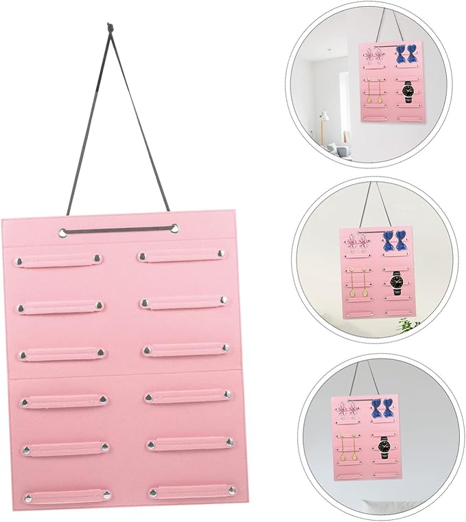 Hair Accessories Organizer Headband Storage Bag for Women Girl Hair Bow Holder