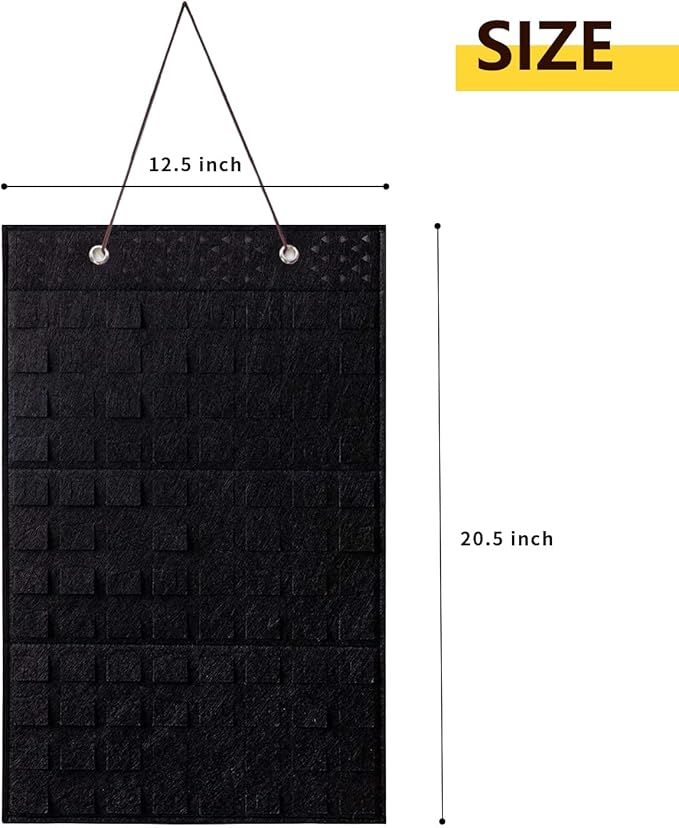 2 PCS M-96 Slots Wall Hanging Brooch Pin Organizer,Pins Collection Display Case,Brooch Collection Storage Holder(Not Include any Accessories)