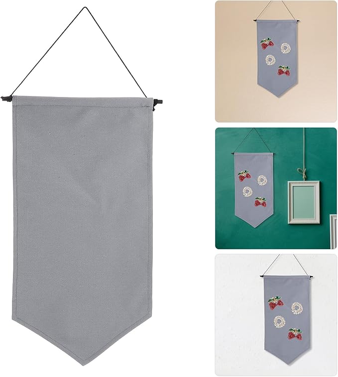 SUPVOX Brooch and Earring Holder Wall-mounted Jewelry Organizer Mid-gray Fabric Display Board for Pins, Badges, and Medals Storage, Medium Size Accessory Organizer for Personal Use