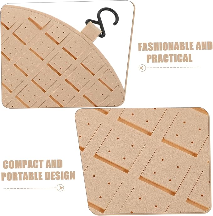 VOSAREA Hairpin Organizer Wall Hanging Storage Bag Felt Hair Clip Holder Multiple Pockets for Boys and Girls and Adults for Hair Accessories in Bedroom and Bathroom