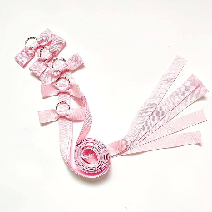4 Pcs Hair Bow Holder, 1 m Hair Clip Organizer, Bow Storage for Girls Hair Bows, Hair Accessories Organizer for Clip Hair Bows Hair Band Jewelry Rolls