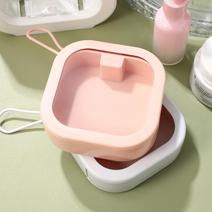 Hair Tie Organizer, Box Rubber Ornaments Floss Hanging Swab Items Hair Ropes Small Case Mini Desktop for Storage Accessories Portable Earrings Holder Cotton Band Rings