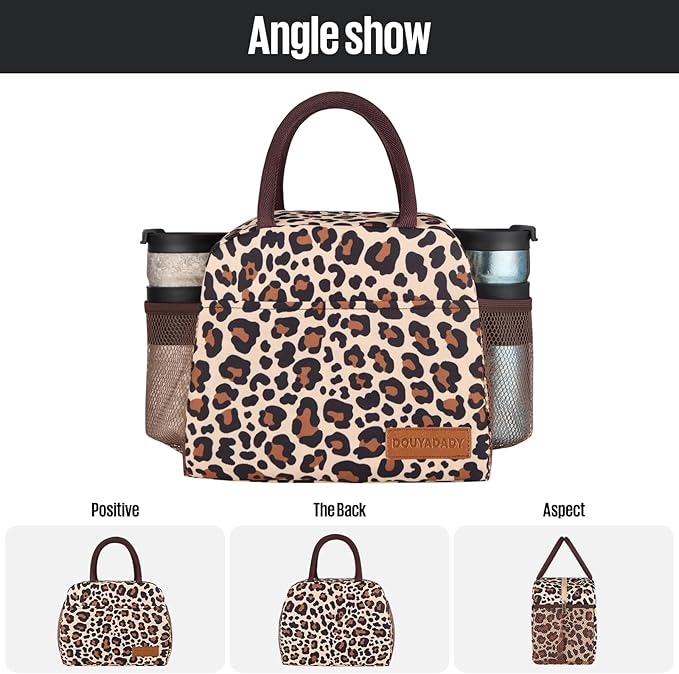 Lunch Bag Women/Men Lunch Box Women/Men (leopard)