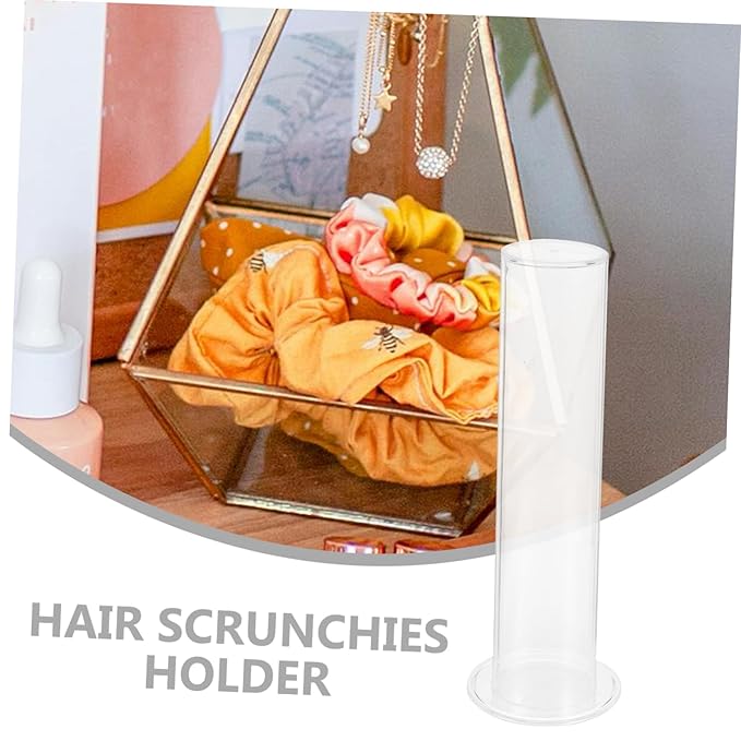Acrylic Hairpin Head Rope Holder Stand Jewelry Organizer Stand Hair Accessories Organizer