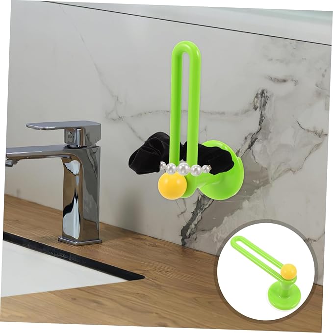 VILLCASE Cord Management Under Desk Cable Storage Rack Hair Ties Wall Mount Wall Mounted Hair Accessories Organizer No Drilling Design