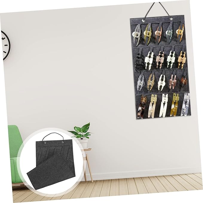 Hanging Hair Bow Organizer for Girls Wall-mounted Headband Storage with Space-saving Design Hair Accessories Display and Easy Access
